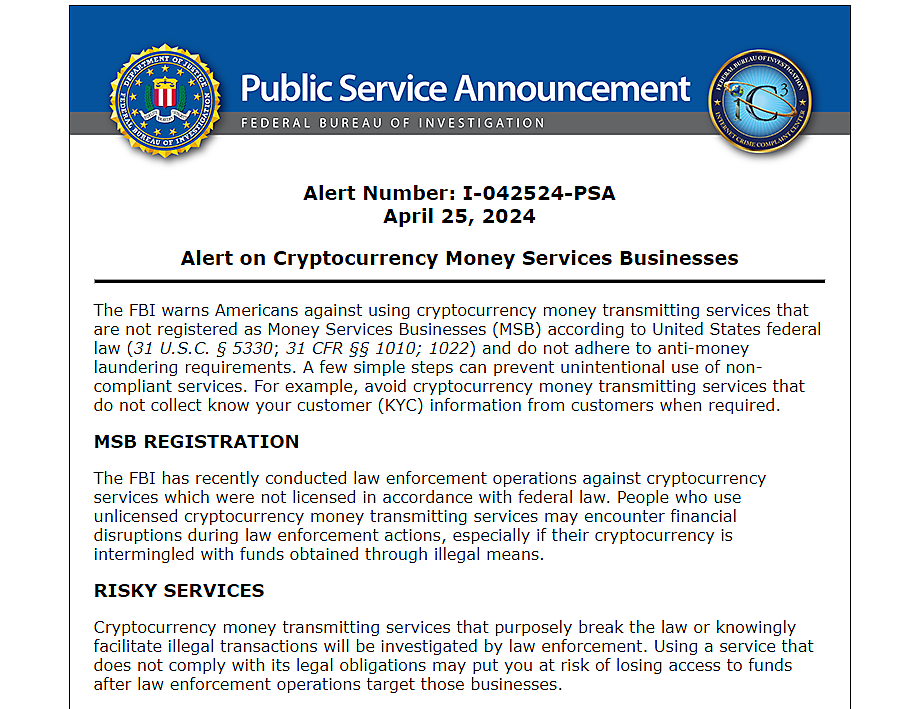 Fbi alert number i 042524 psa 0