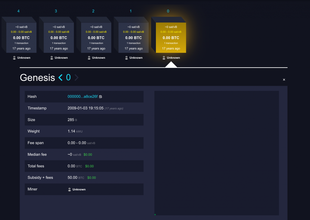 Genesis Block Block-Explorer